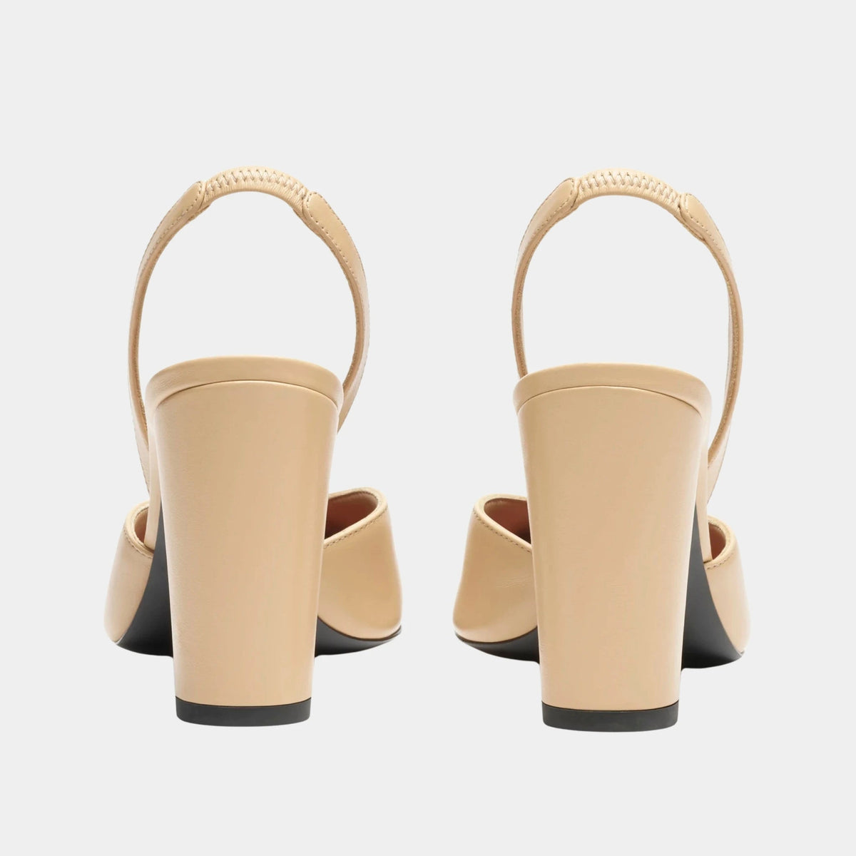 Slingbacks in Lambskin and Patent Calfskin