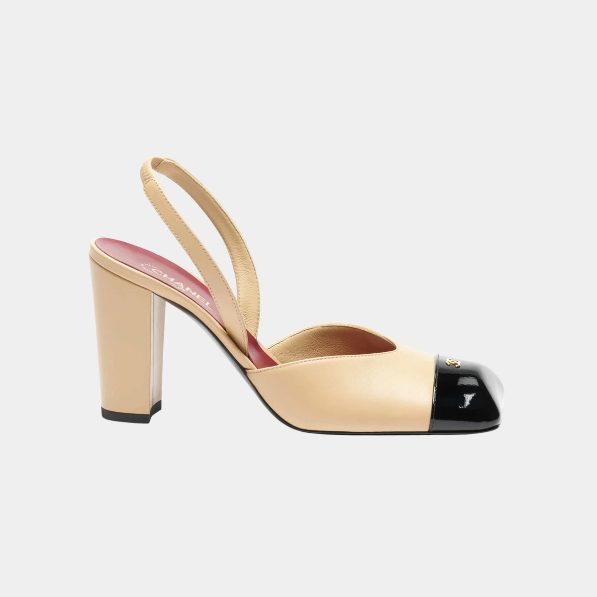 Slingbacks in Lambskin and Patent Calfskin