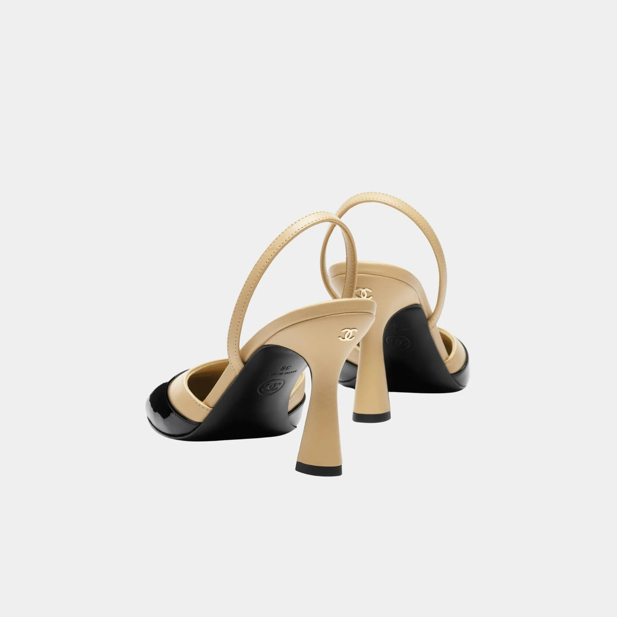 Slingbacks in Patent Calfskin & Lambskin