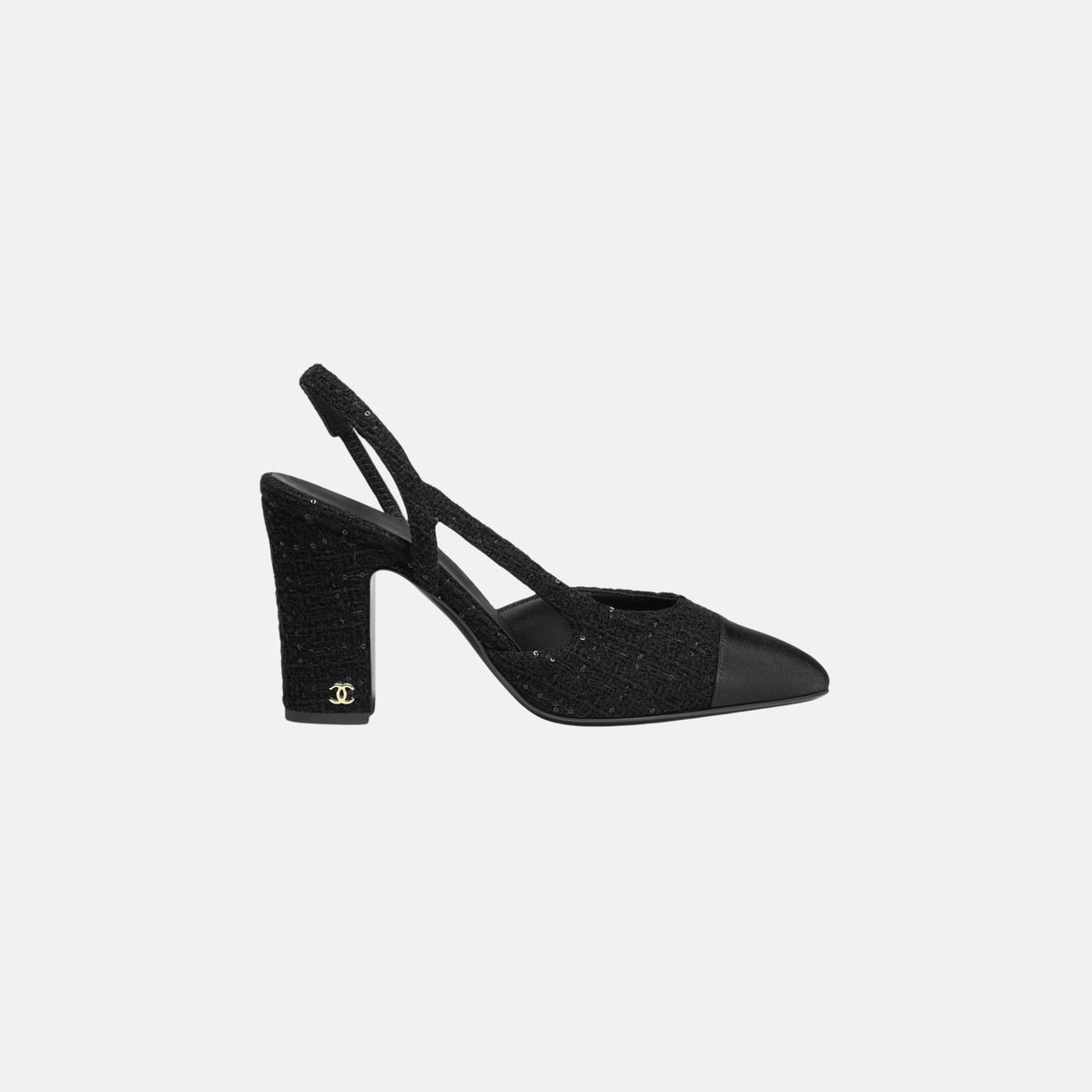 Slingbacks in Tweed