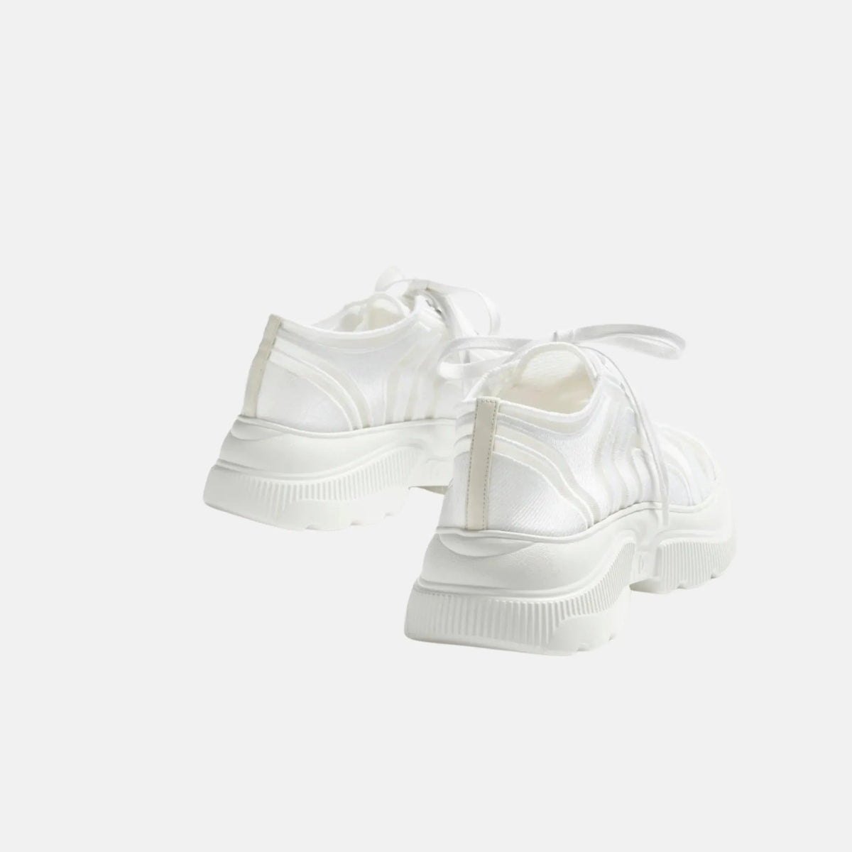 Sneakers in Mesh and Mixed Fibers
