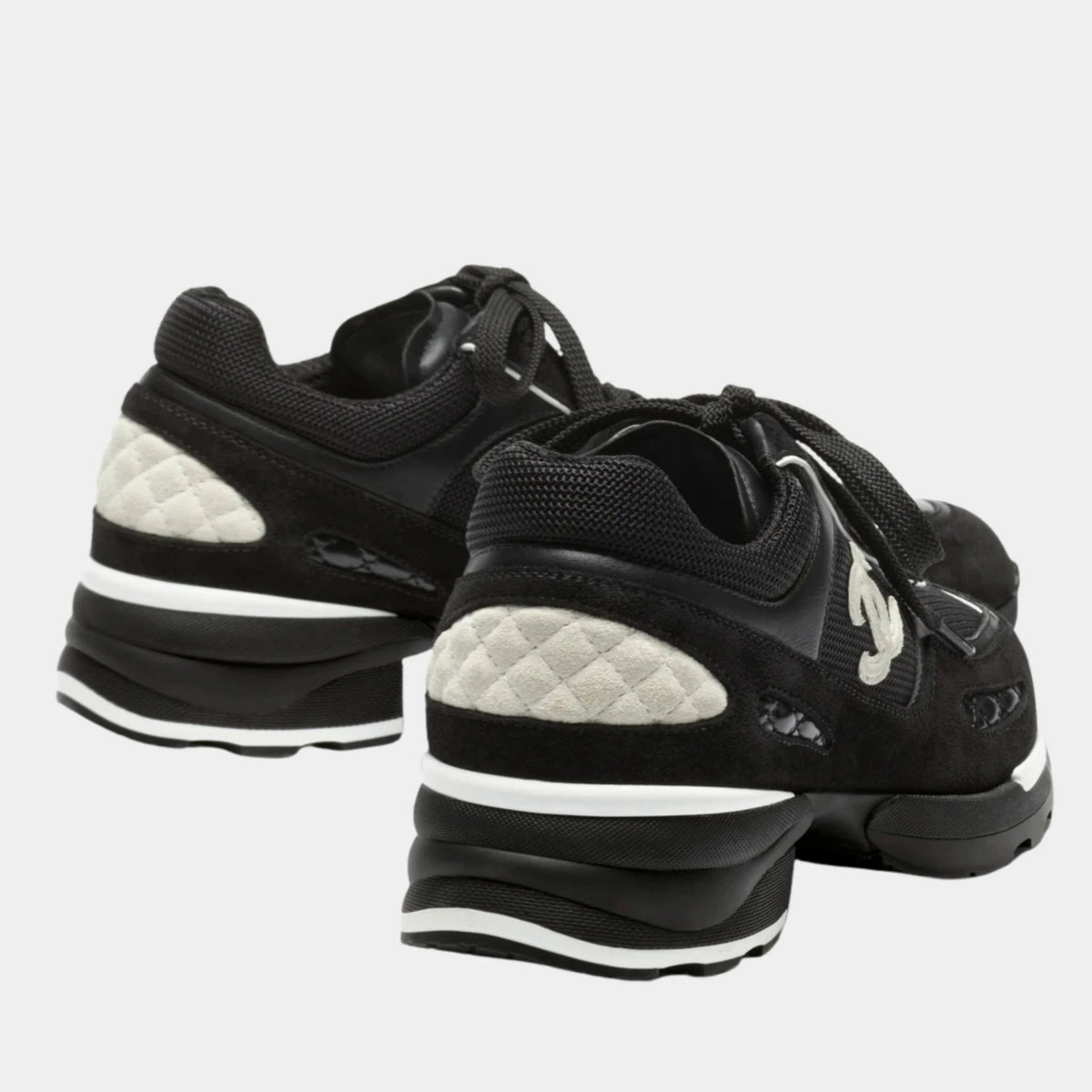 Sneakers Mixed Fibers Suede Calfskin & Calfskin