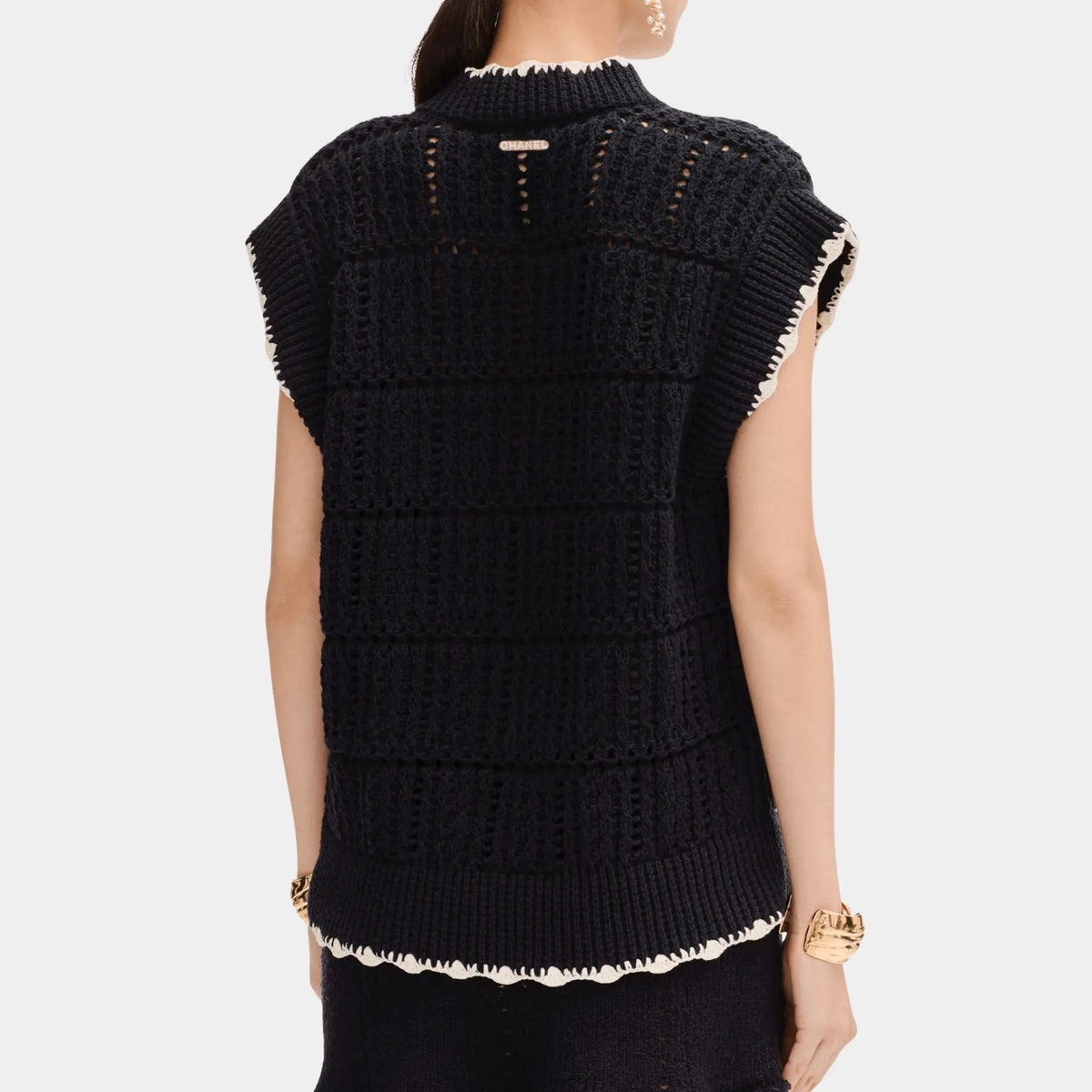 Sweater in Black Cotton