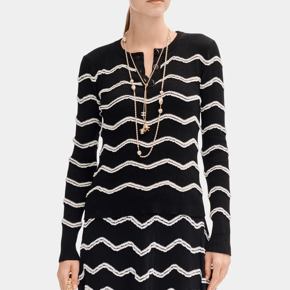Sweater in Cotton and Mixed Fibers