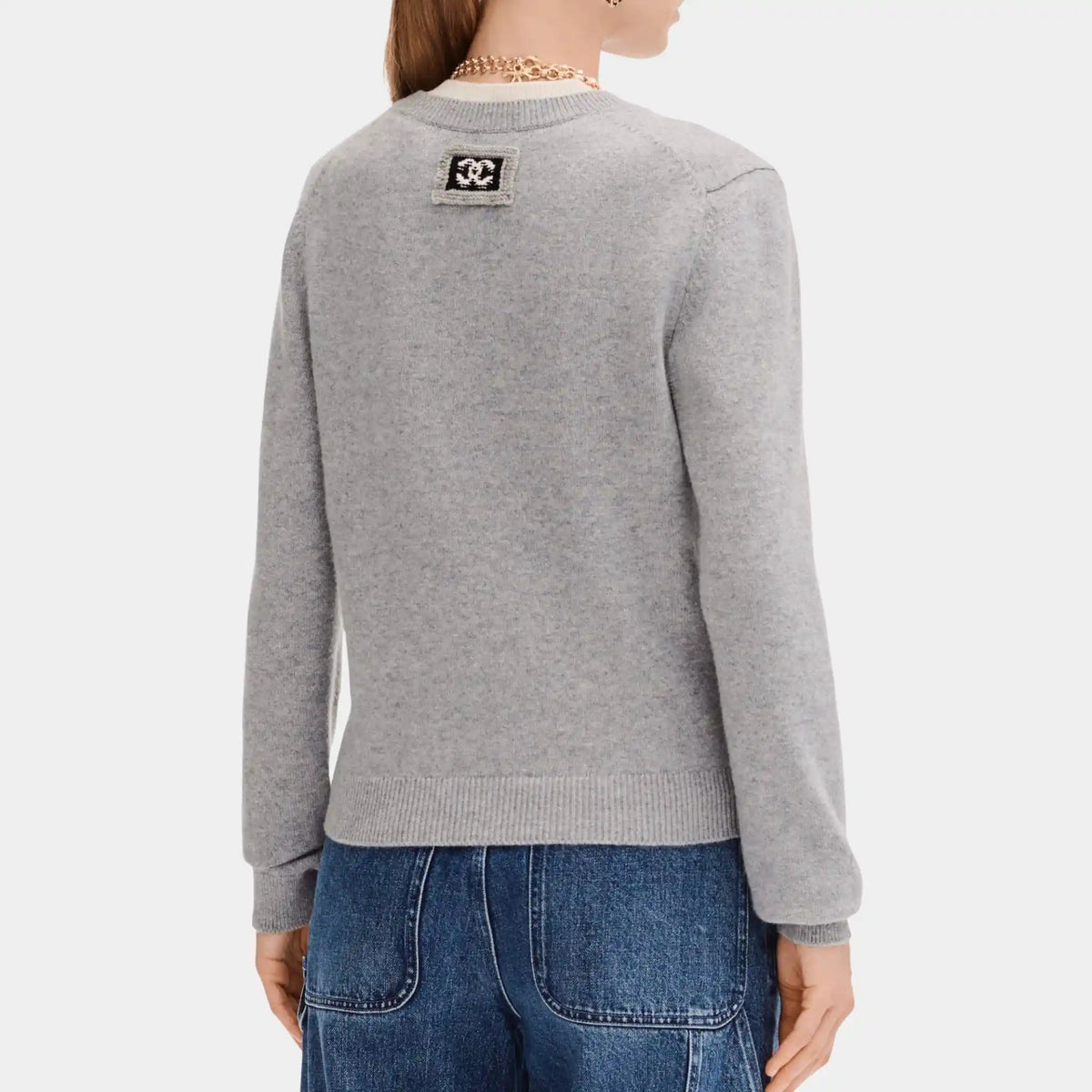 Sweater in Gray Cashmere