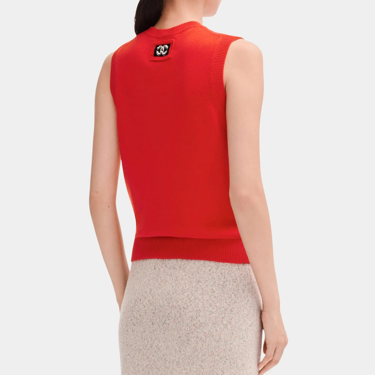 Sweater in Red Cashmere