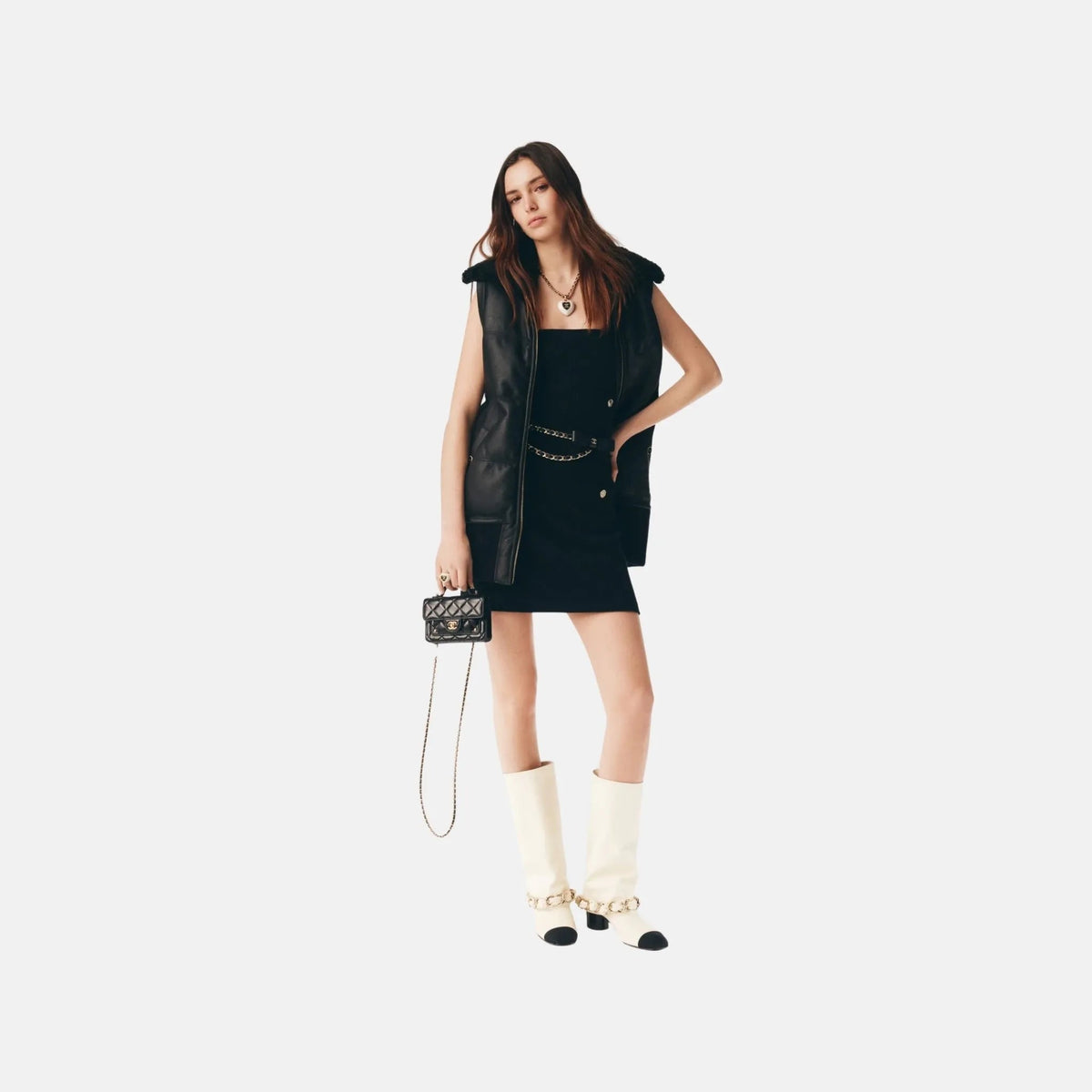 Vest in Lambskin Pelt