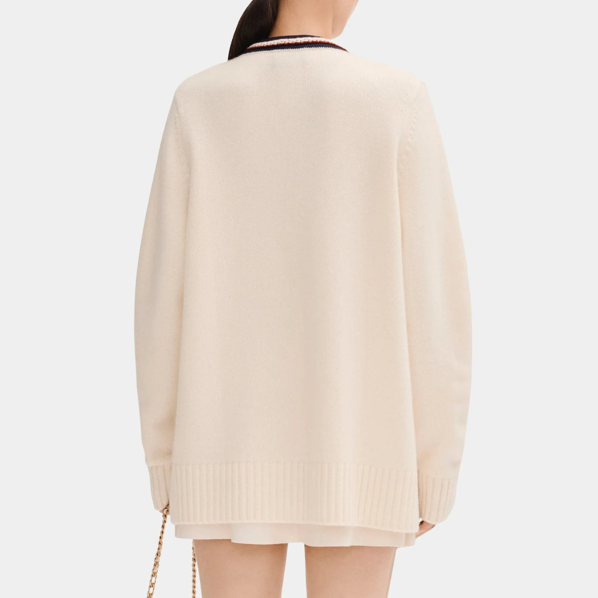 White Cardigan in Cashmere