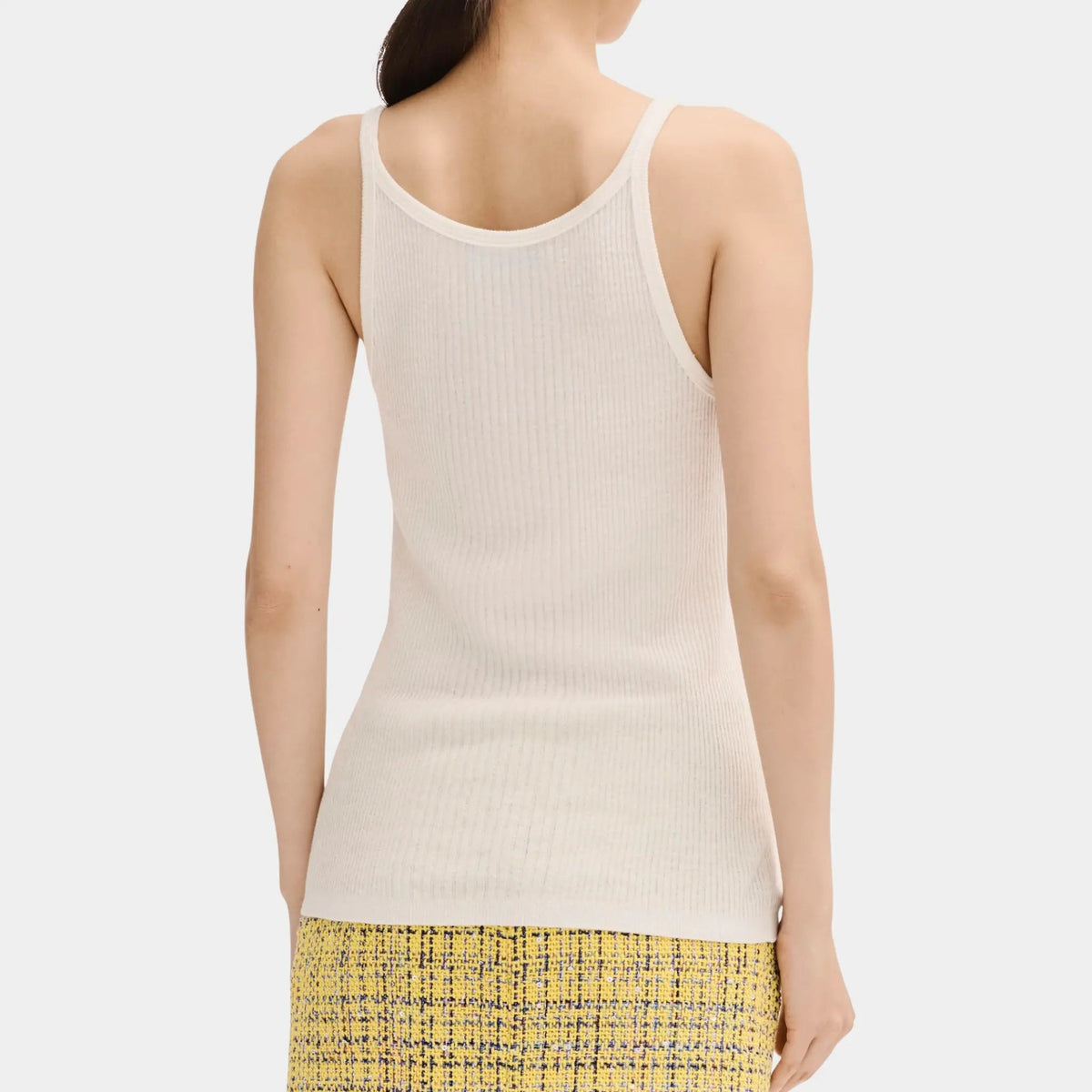 White Top in Linen and Cotton