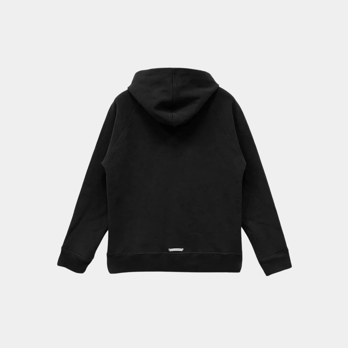 Leather Cross Logo Hoodie
