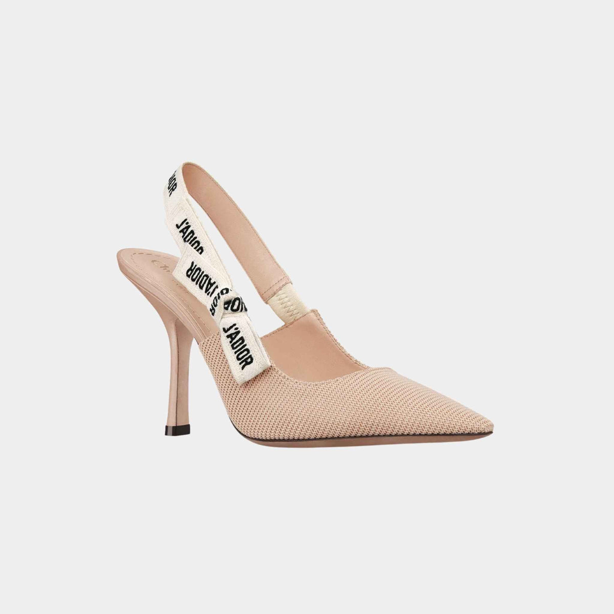 JAdior Slingback Pump Heels With Nude Technical Fabric