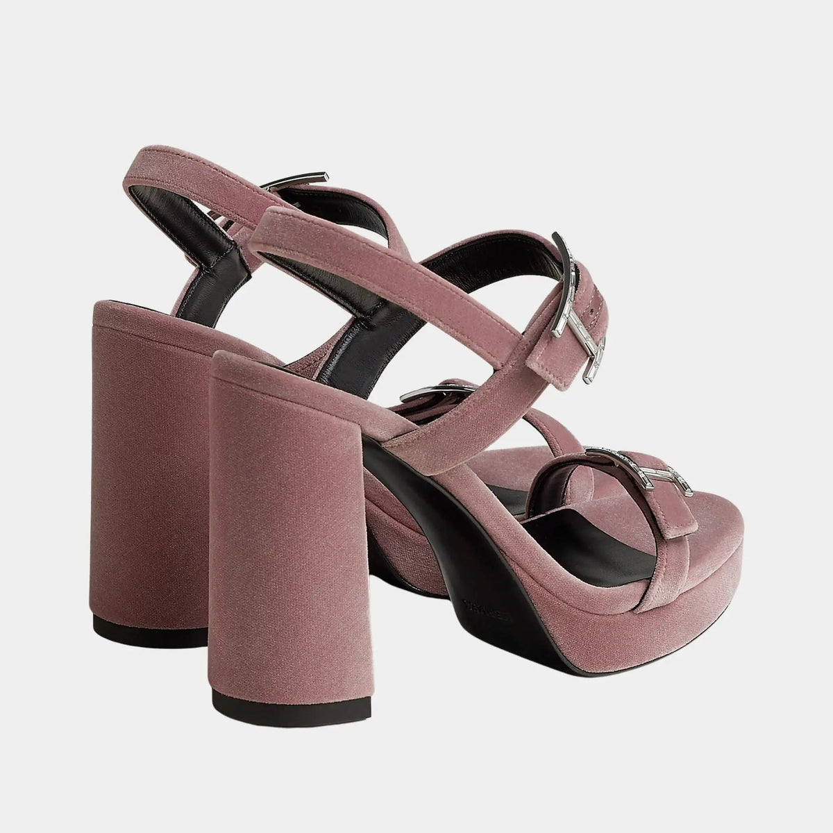 Bossa High Heel Sandal in Velvet