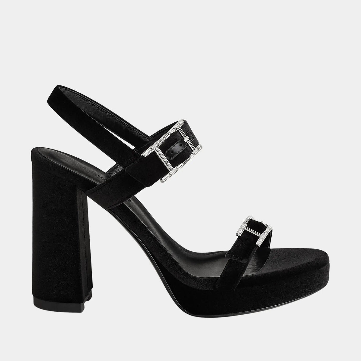 Bossa High Heel Sandal in Velvet