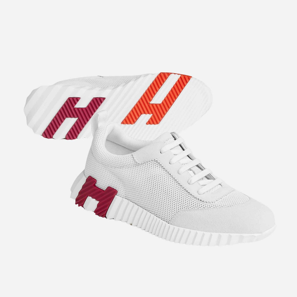 Bouncing Sneaker Air Mesh Suede Women