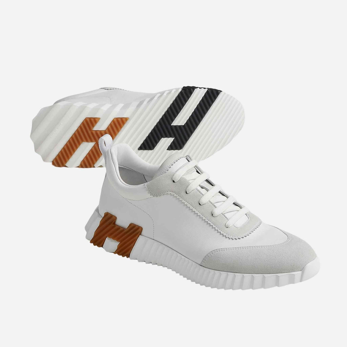 Bouncing Sneaker Calfskin and Suede Women