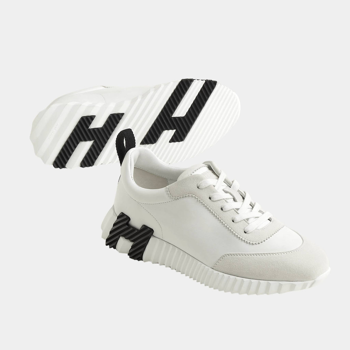 Bouncing Sneaker Calfskin and Suede Women