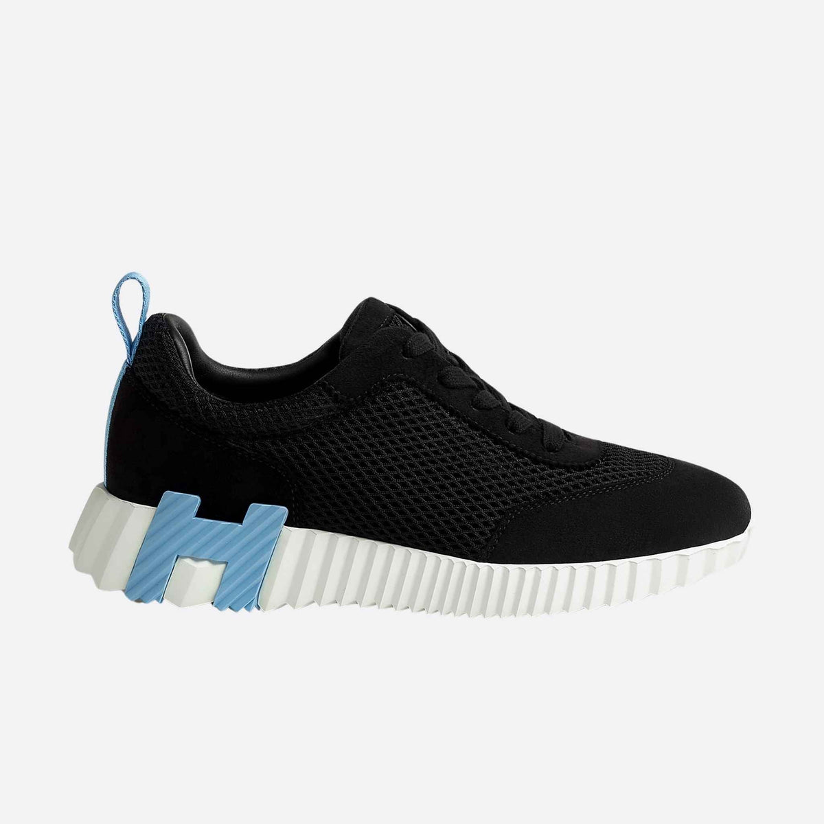 Bouncing Sneaker Graphic Mesh Suede Women