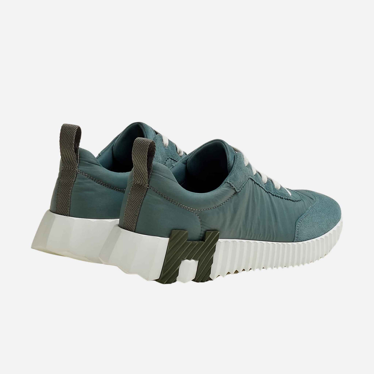 Bouncing Sneaker Parachute Fabric Suede Women