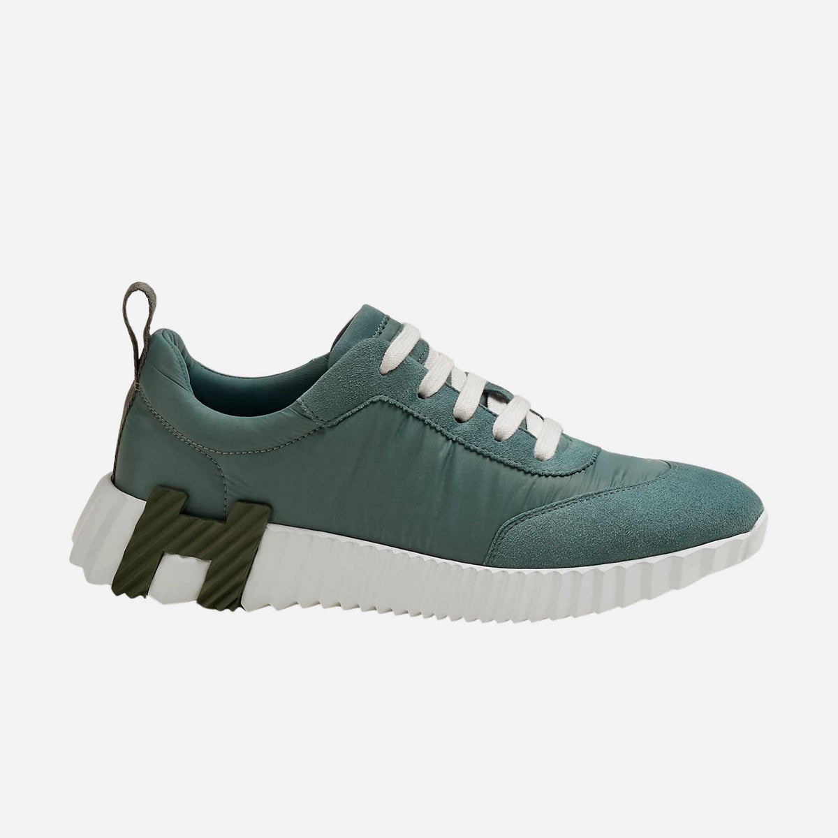 Bouncing Sneaker Parachute Fabric Suede Women