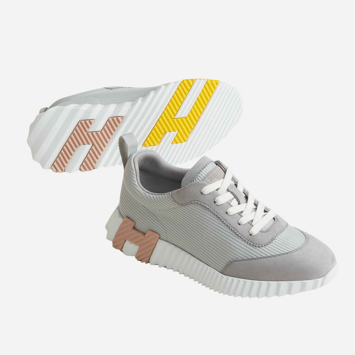 Bouncing Sneaker Technical Mesh Suede Women
