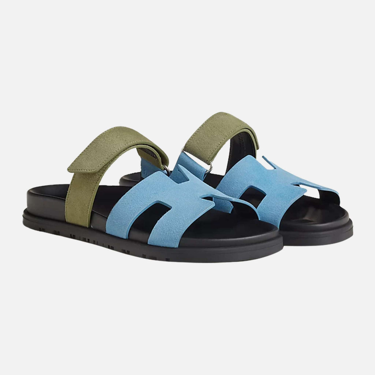 Chypre Sandal Duo Tone Suede Women