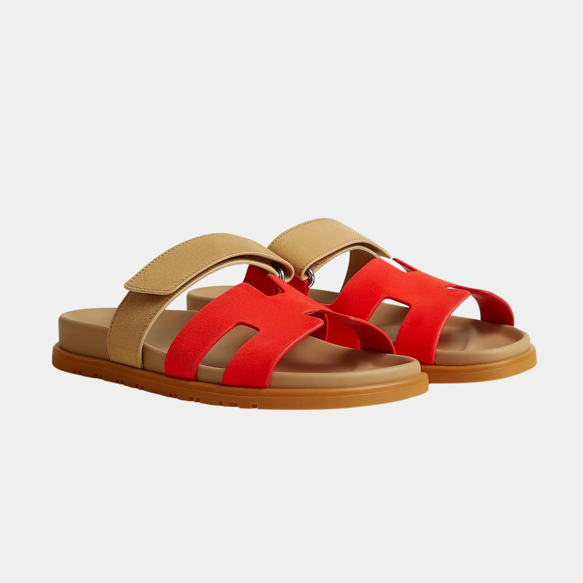 Chypre Sandal Two Tone Suede Women