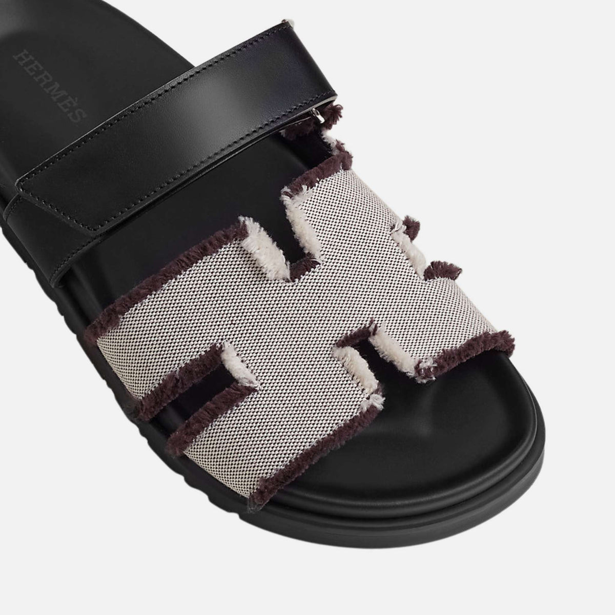 Chypre Sandal Fringed H Canvas Women