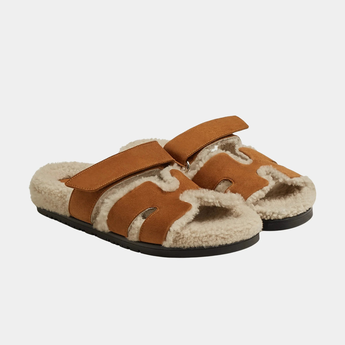 Chypre Sandal Suede With Shearling Women