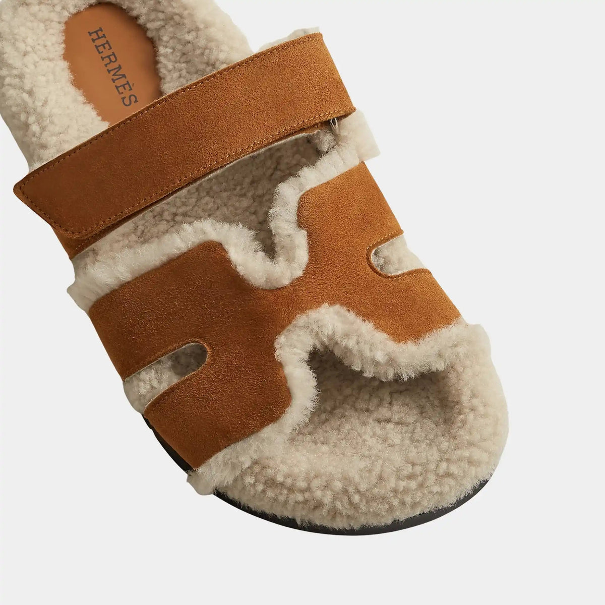 Chypre Sandal Suede With Shearling Women