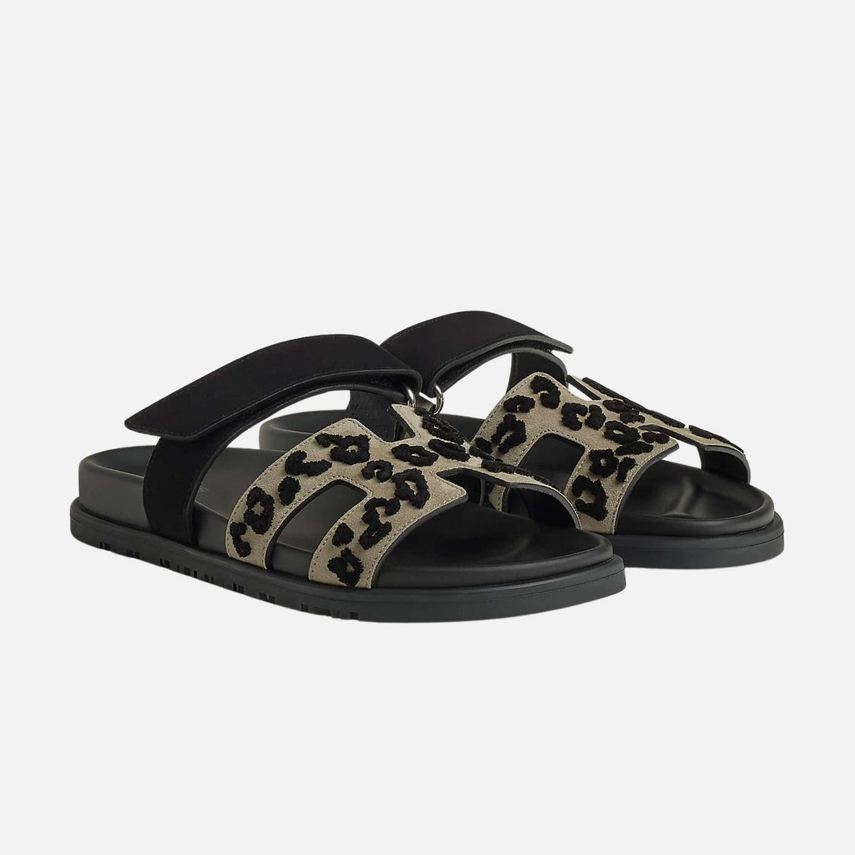 Chypre Sandal Tufted Suede Goatskin Women