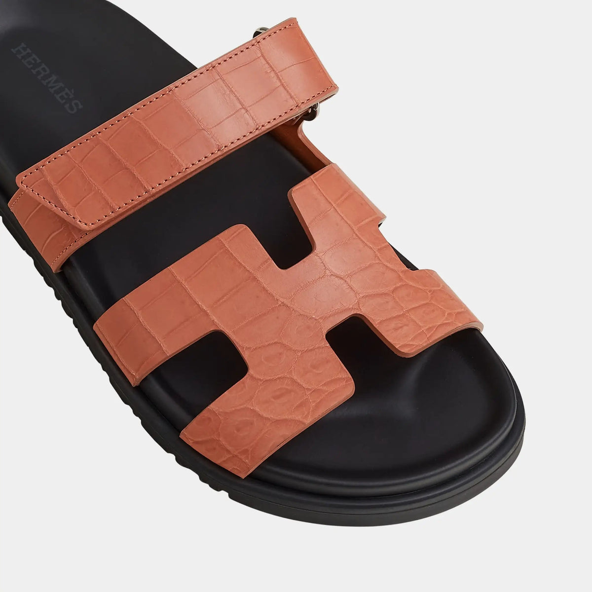 Chypre Sandals in Matte Alligator Skin