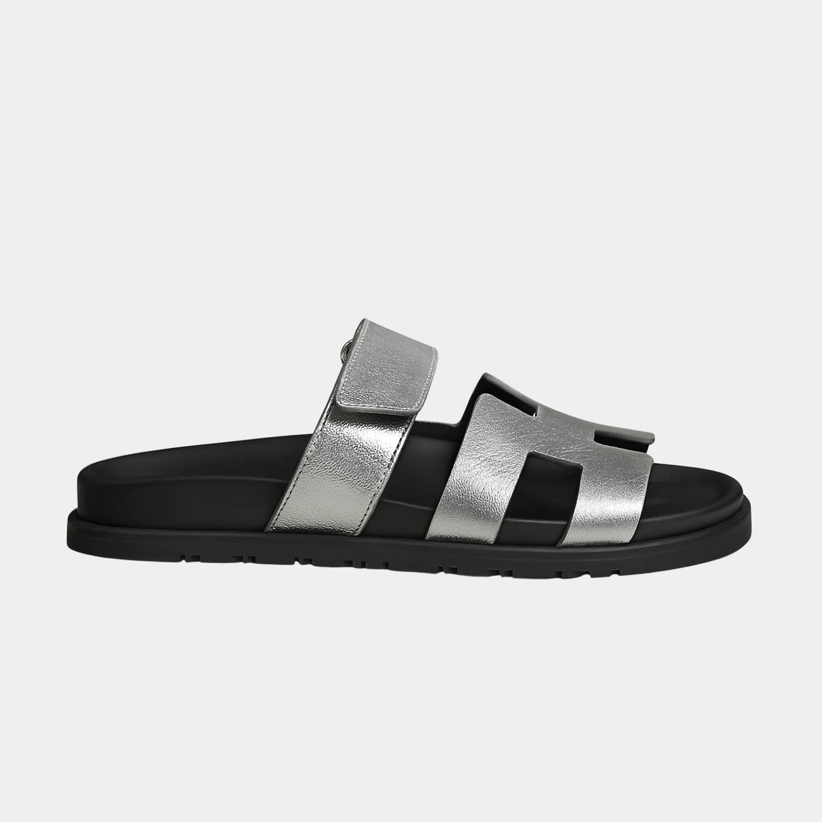 Chypre Women Sandals in Metallic Goatskin