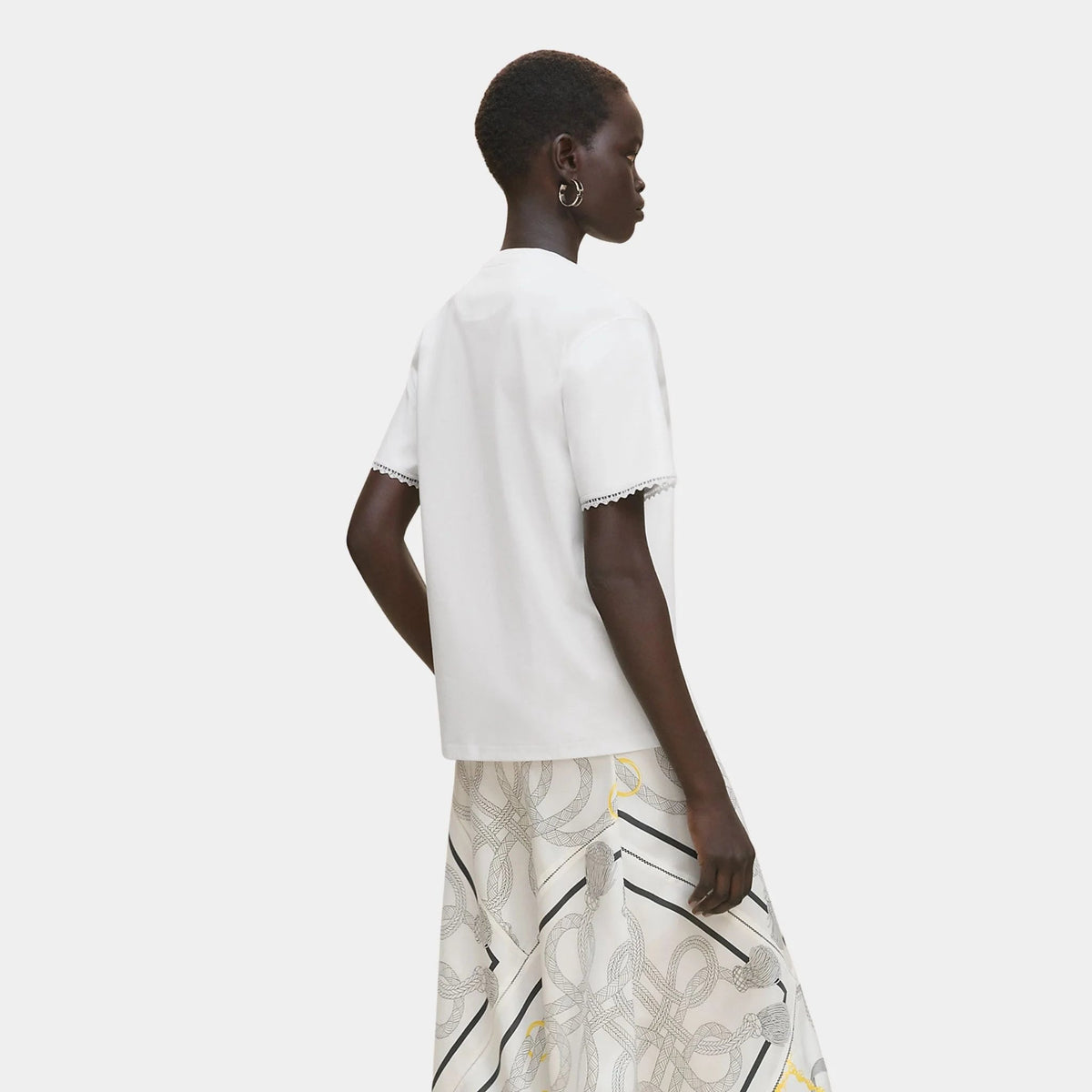 Embroidered Maxi T-shirt
