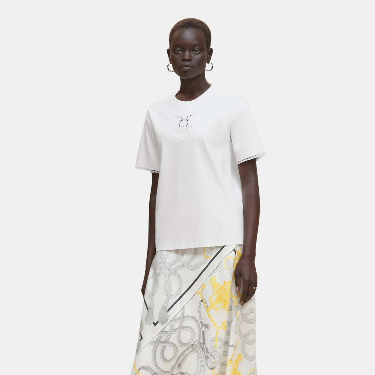 Embroidered Maxi T-shirt