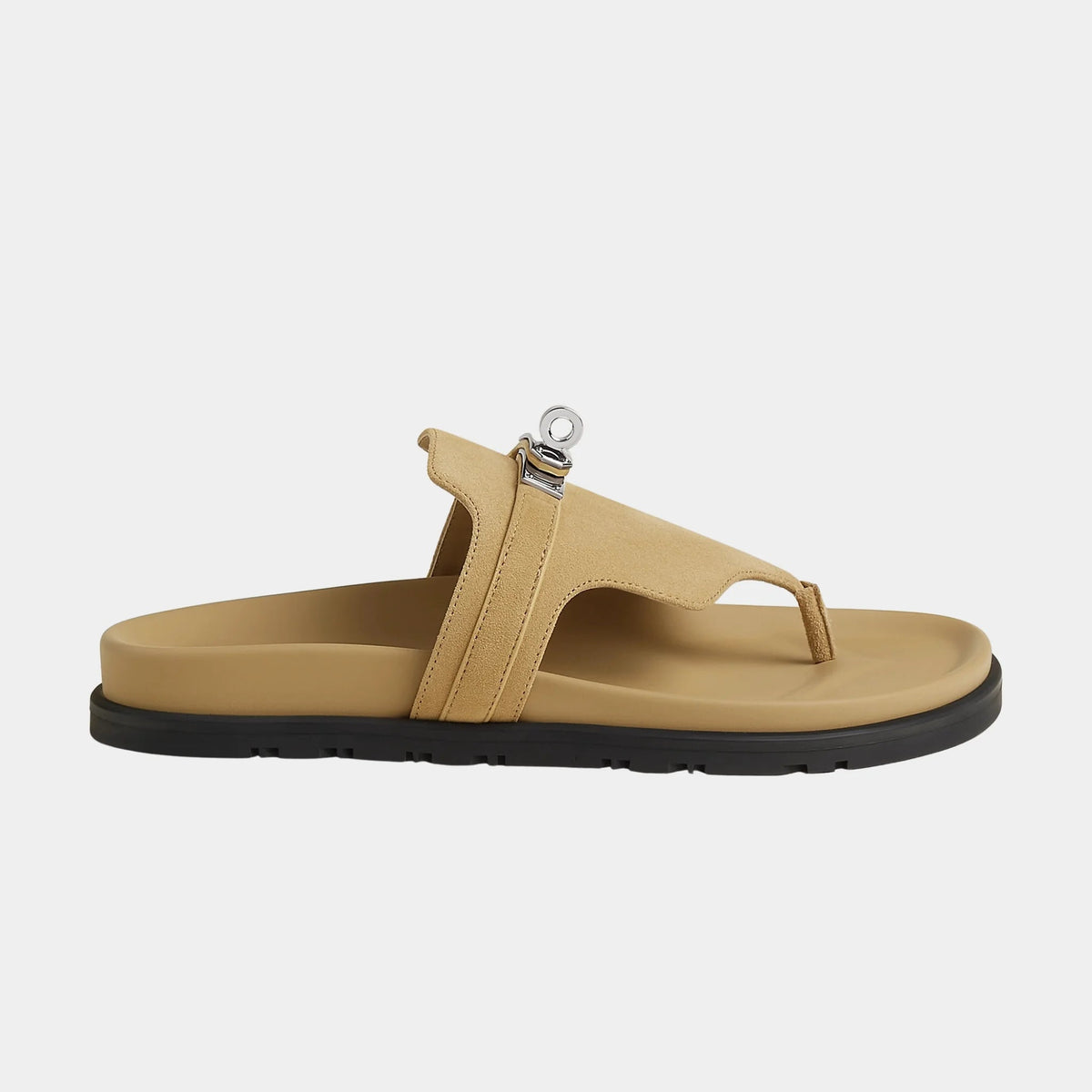 Empire Sandals in Suede Goatskin