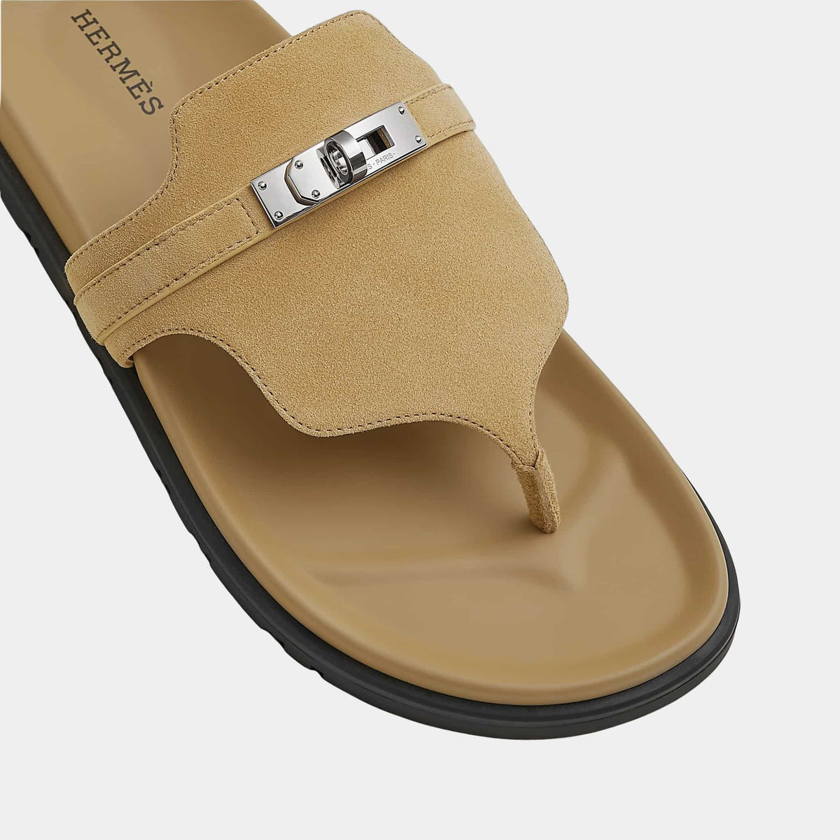 Empire Sandals in Suede Goatskin
