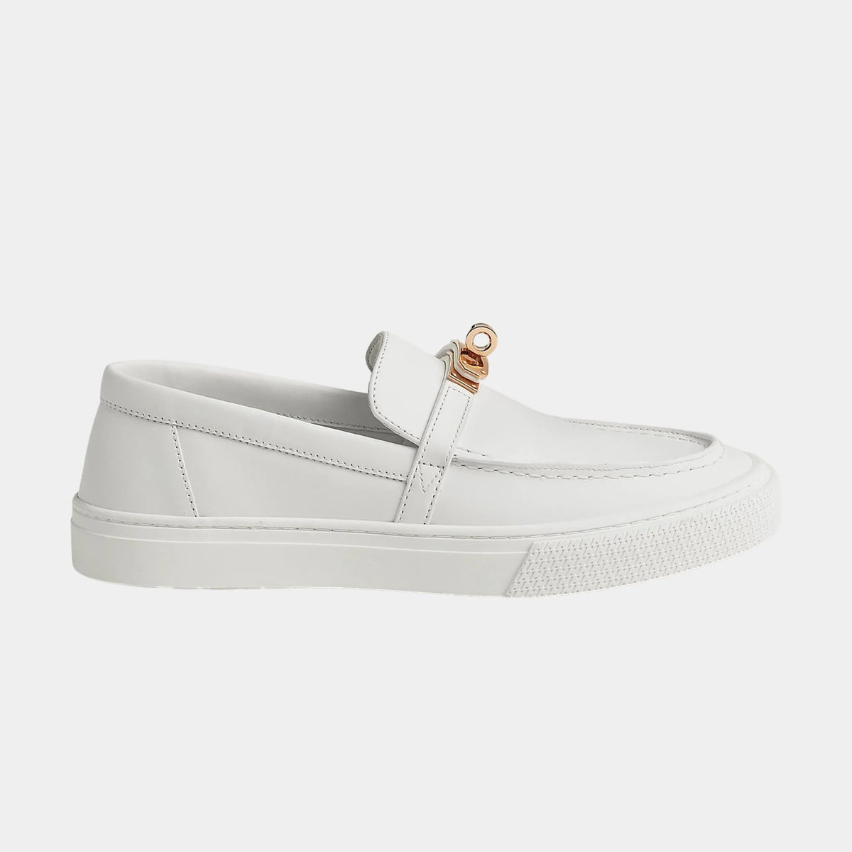 Game Slip-on Sneaker Calfskin with Rose Gold Buckle