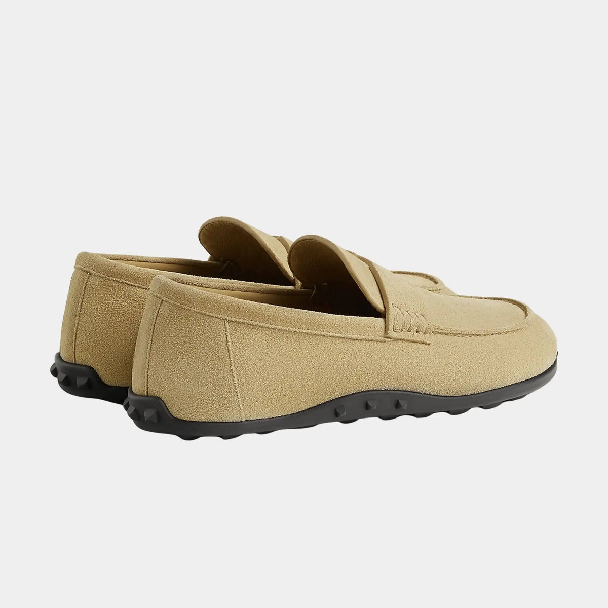 Lazy Loafers in Suede Calfskin