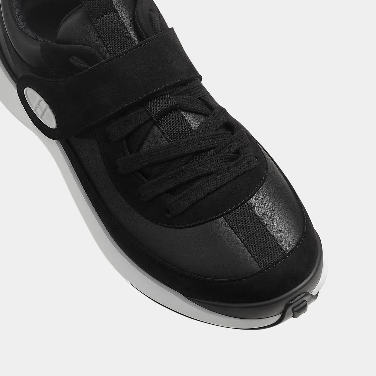 Loop Sneakers in Calfskin and Suede Goatskin