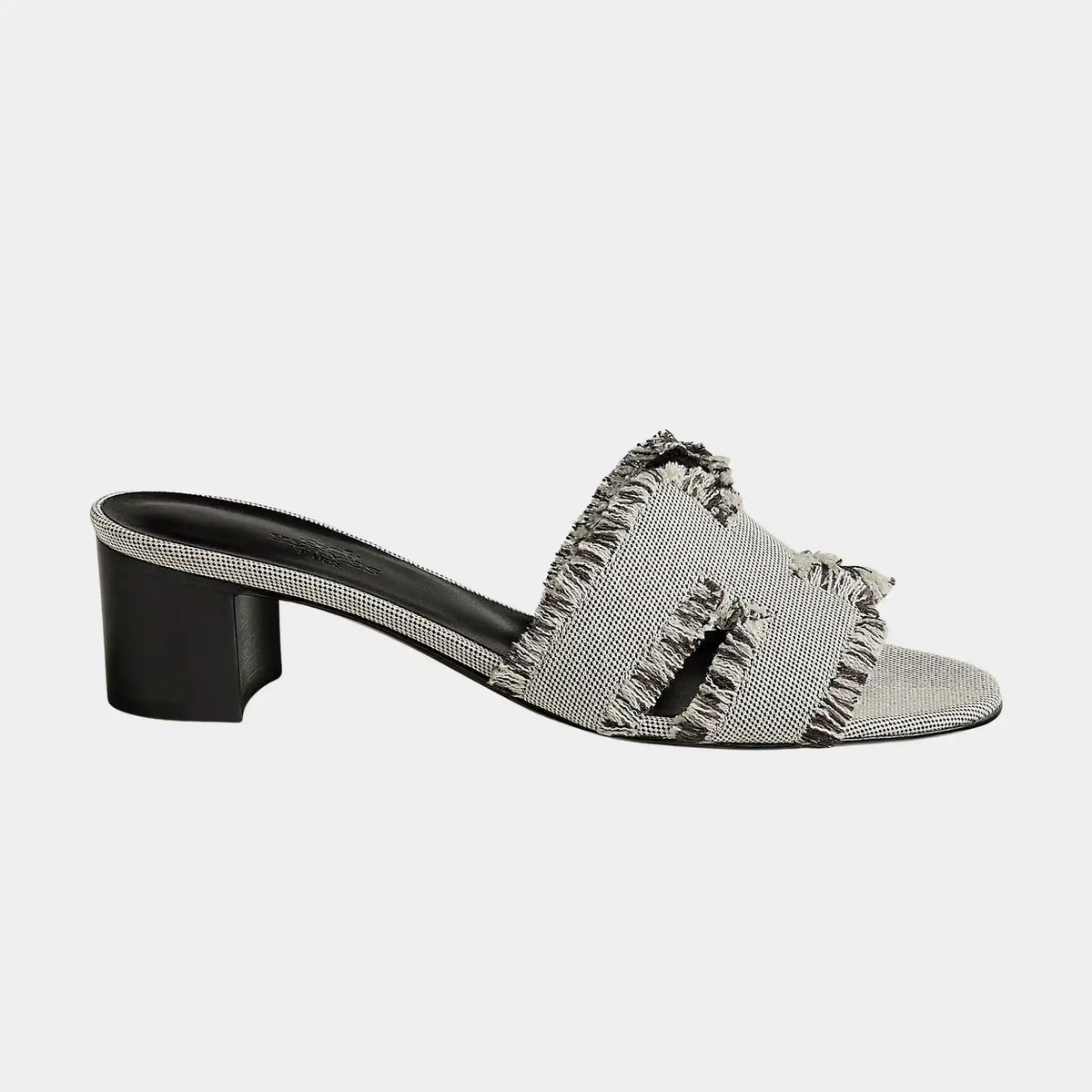 Oasis Sandal in Maxi Fringed H Canvas