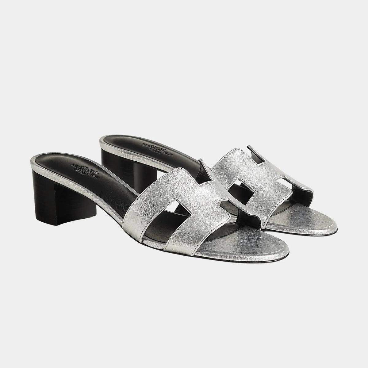 Oasis Sandal in Metallic Goatskin