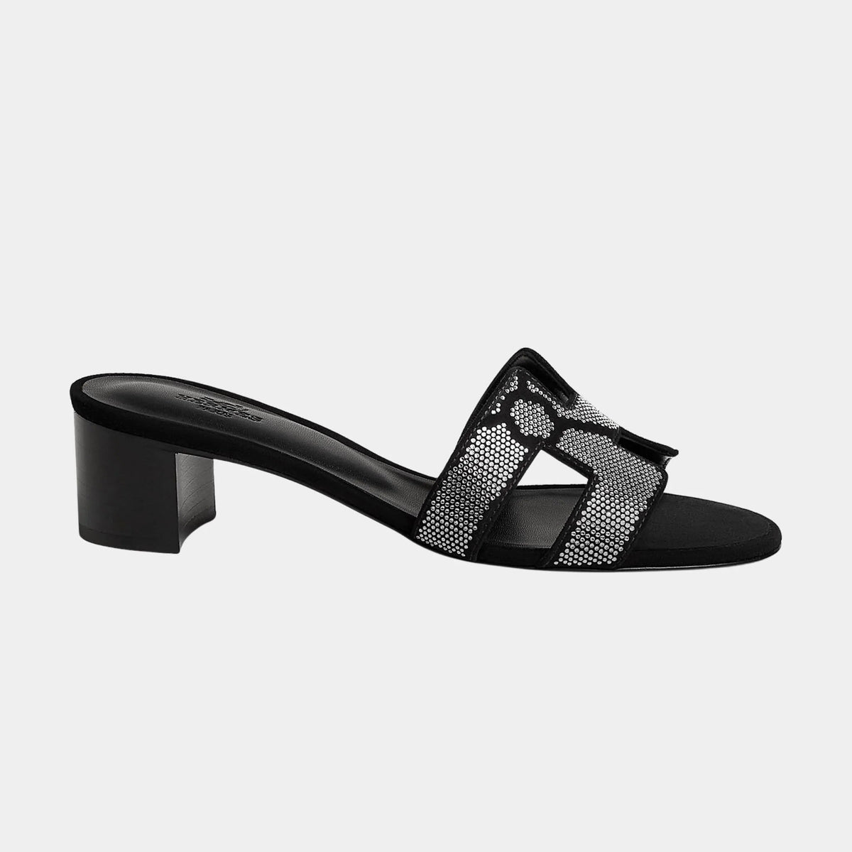 Oasis Sandals in Suede with Figure Artistique Motif