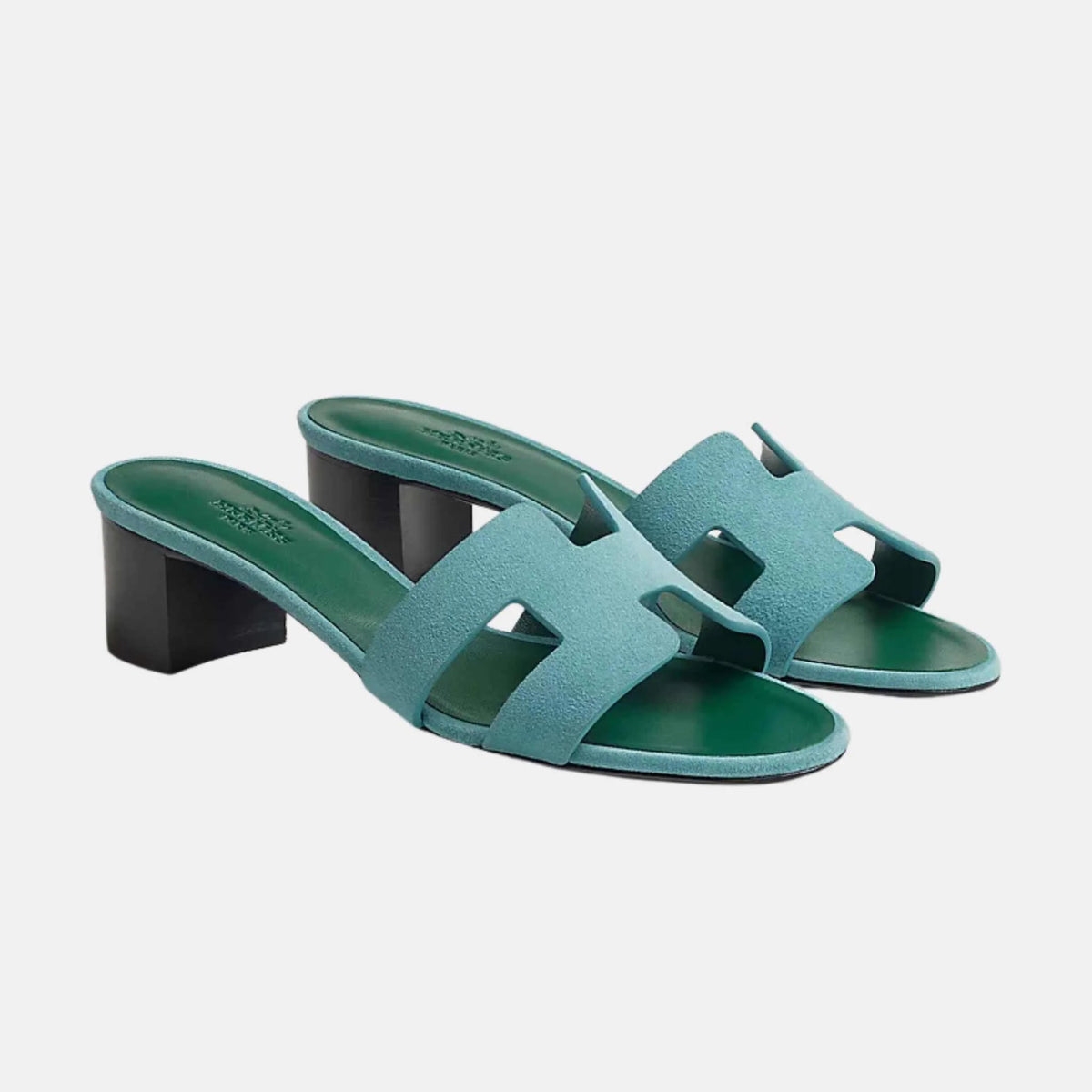 Oasis Sandals in Suede Goatskin