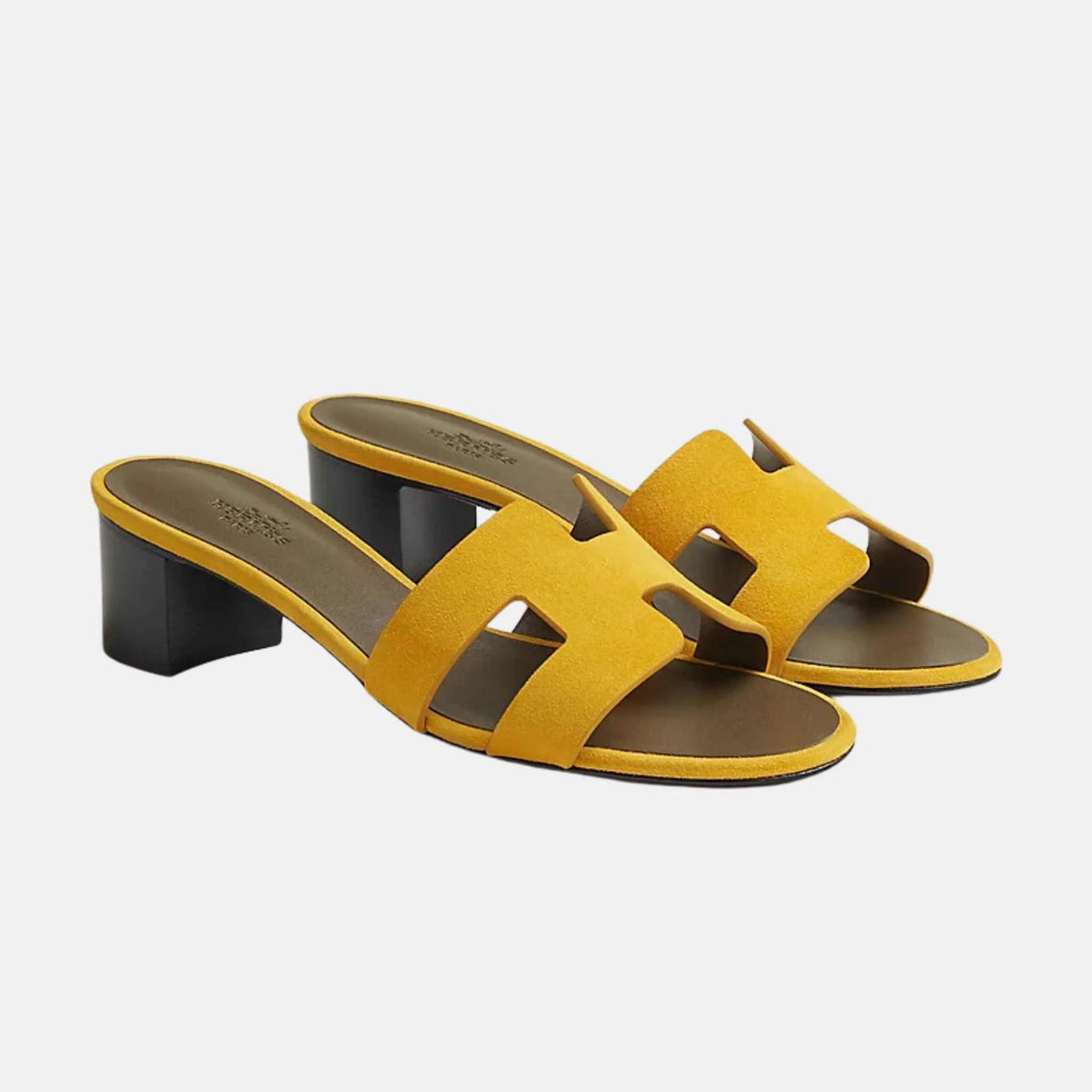 Oasis Sandals in Suede Goatskin