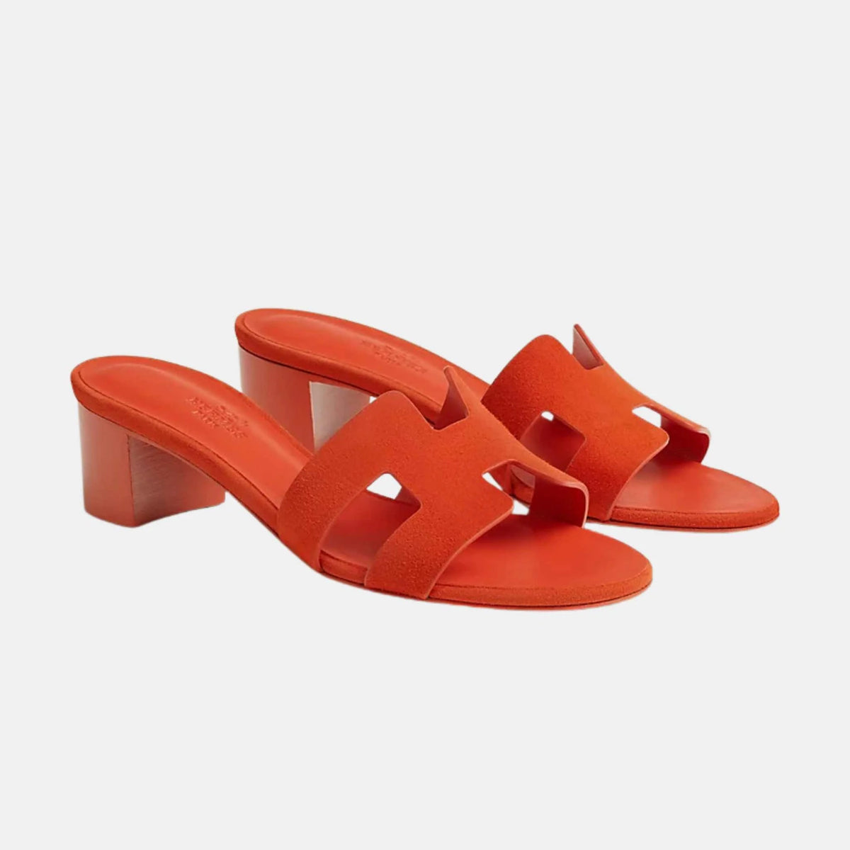 Oasis Sandals in Suede Goatskin