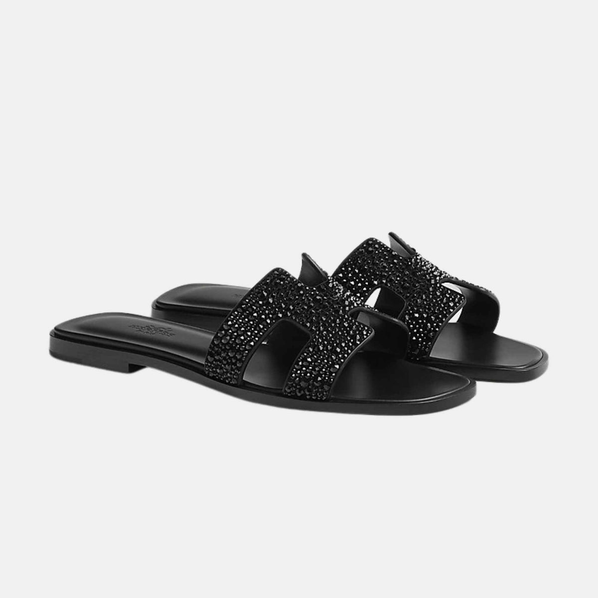Oran Sandal Goatskin With Rhinestone Details
