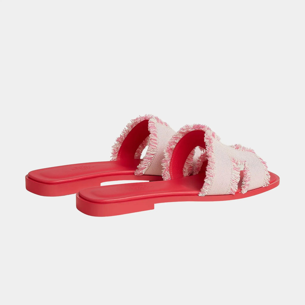 Oran Sandals in Maxi Fringed Canvas