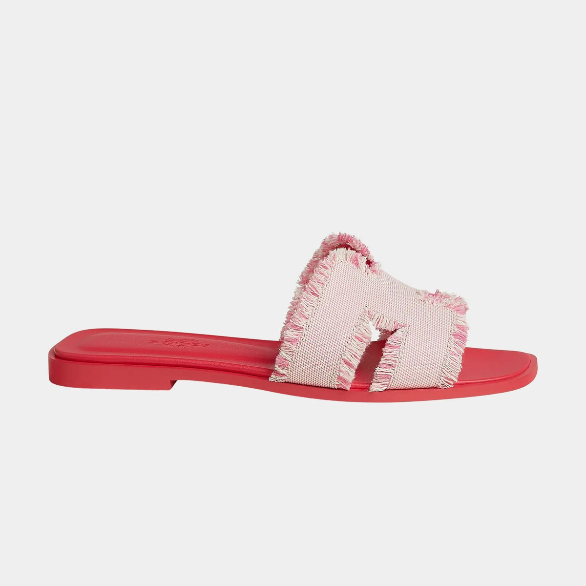 Oran Sandals in Maxi Fringed Canvas