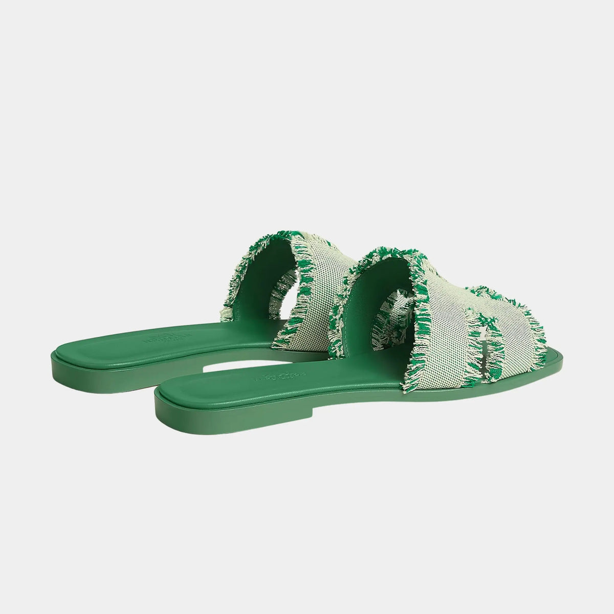 Oran Sandals in Maxi Fringed Canvas