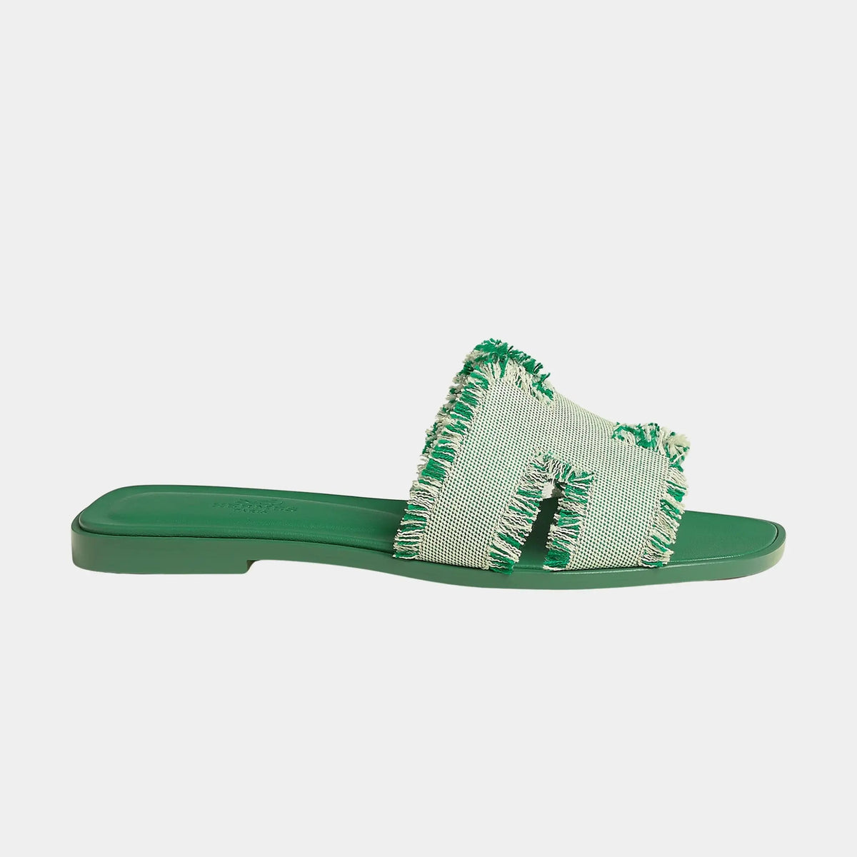 Oran Sandals in Maxi Fringed Canvas